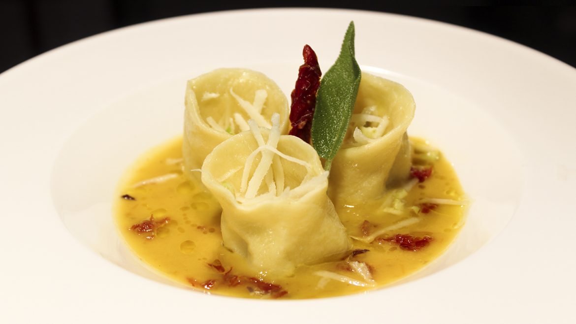 Ravioli Al Baccala E Primosale Di Partanna Grano E Sesamo